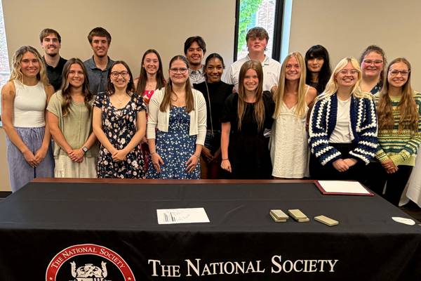 Oregon’s Brandt inducted into Central College’s NSLS Chapter