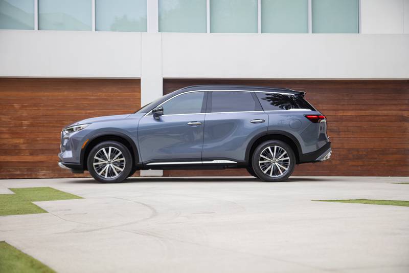 The all-new 2022 INFINITI QX60, combining powerful athleticism with harmony and simplicity.