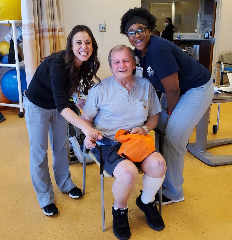 Silver Cross Hospital - Mokena Man Walks Out of Silver Cross Hospital Following Treatment for Guillain-Barre Syndrome