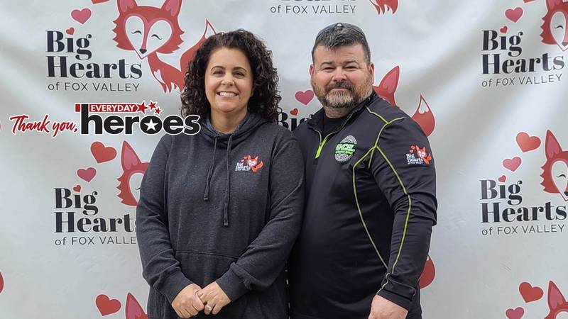 Big Hearts of Fox Valley founders Jennifer and Minor Mobley.