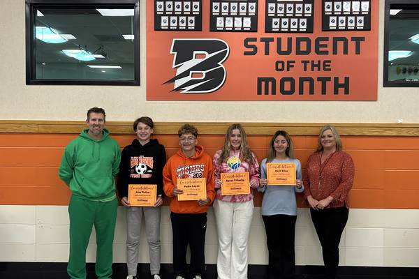 September Byron High School Students of the Month named