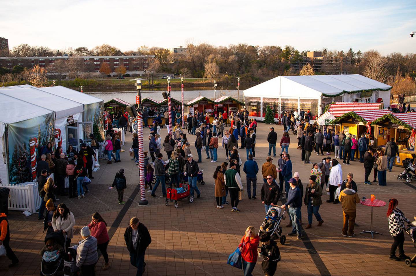 The Christkindlmarket opens at RiverEdge Park Nov. 22 with an array of vendors and special holiday events.