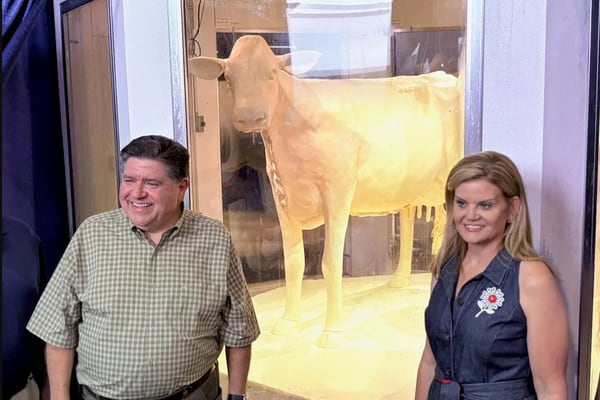 First look: 2025 Illinois State Fair butter cow unveiled