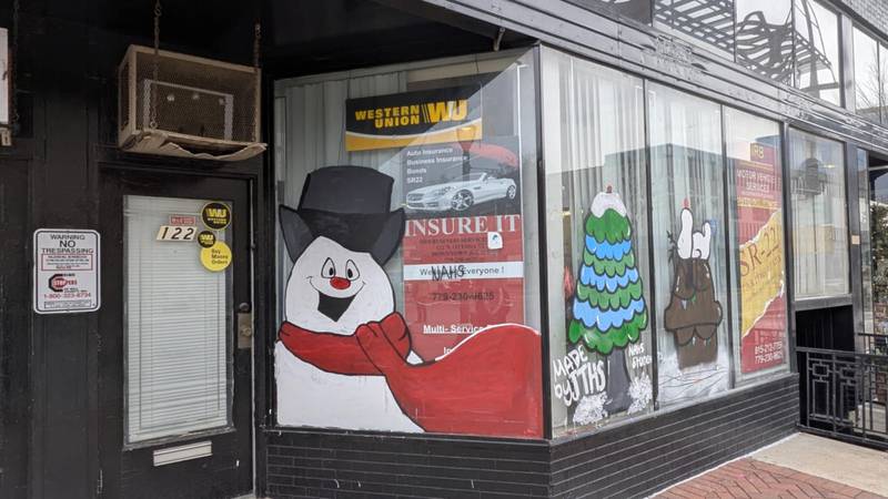 Western Union money transference service is seen Dec. 19, 2024 at 360 N. Chicago St. in Joliet.
