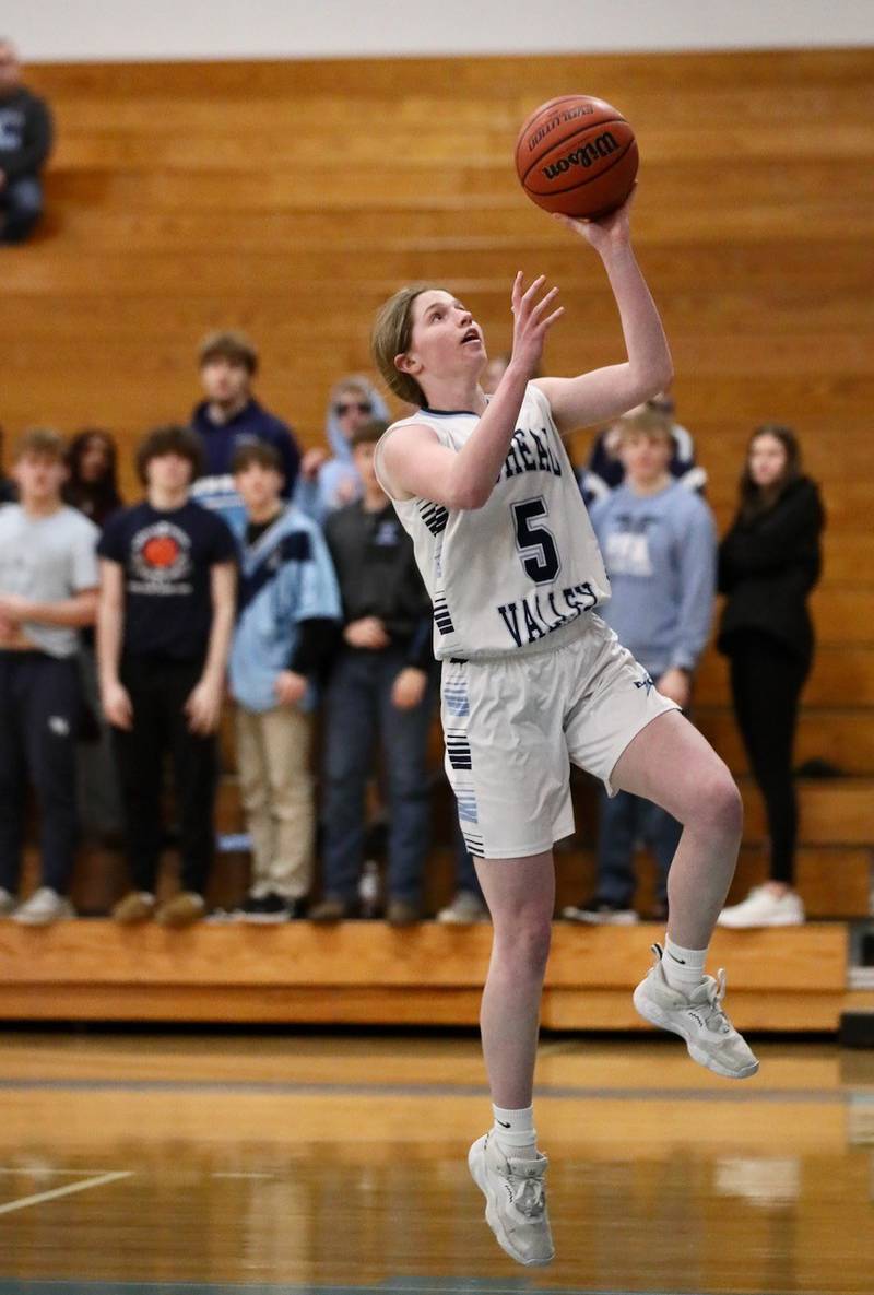 Bureau Valley's Kate Salisbury shoots a layup in Saturday's regional game at the Storm Cellar.