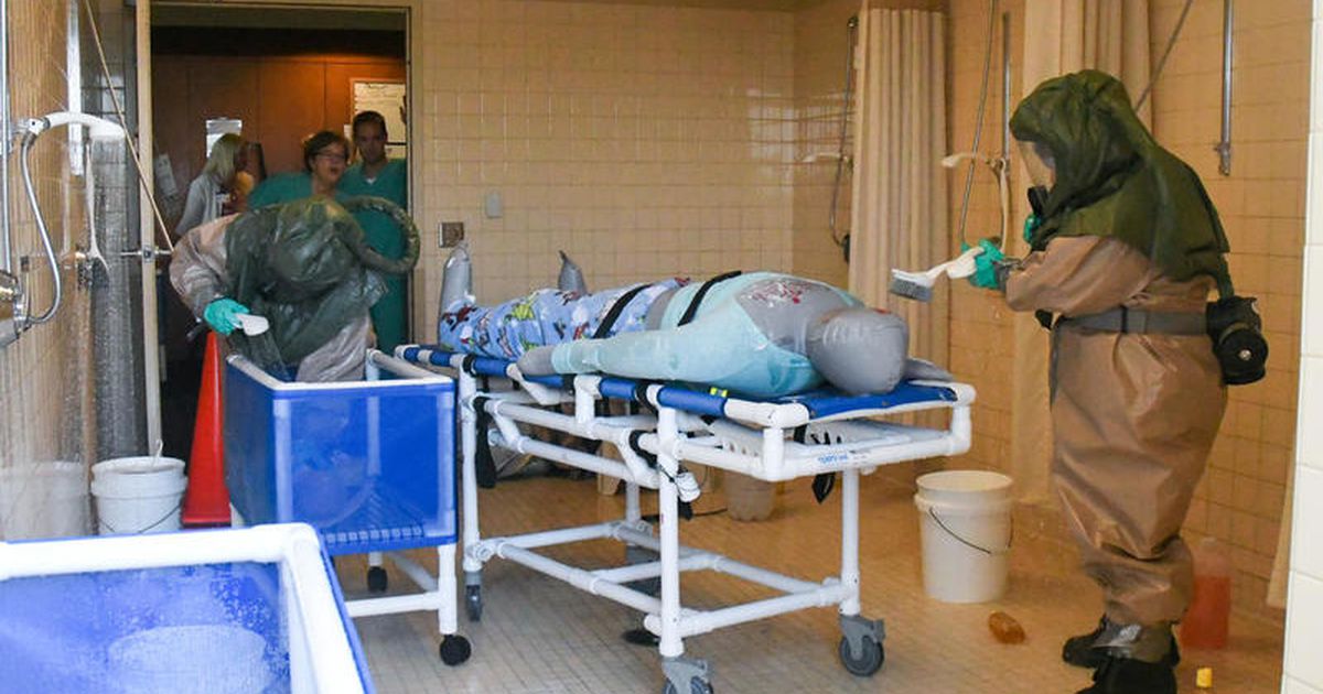 Hazardous spill drill helps first responders, hospital staff prepare in