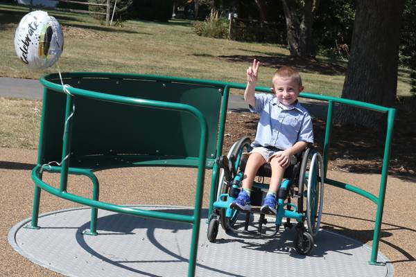 Photos: Princeton Park District unveils new playground at Zearing Park 