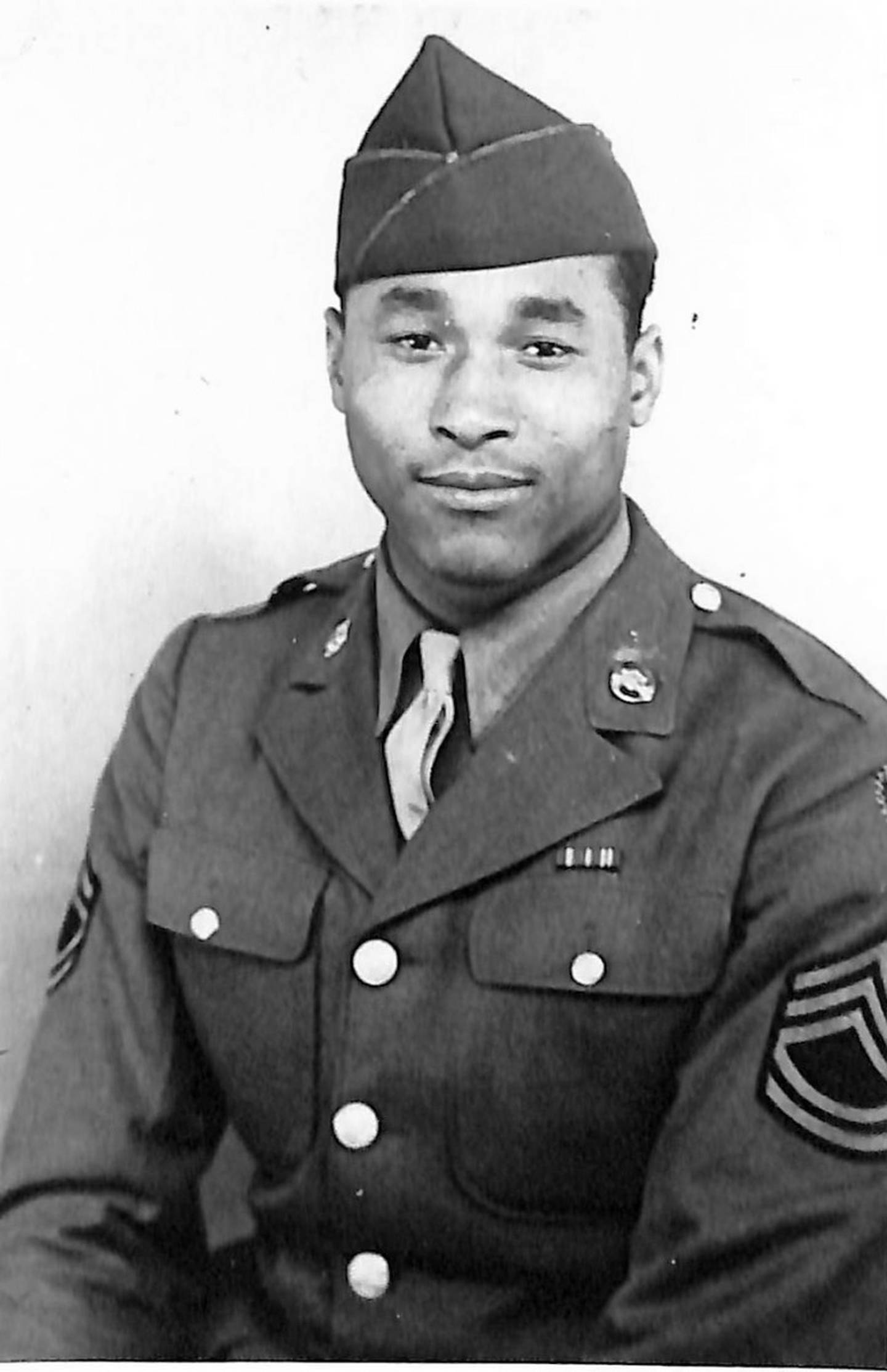 Elmo Ray Younger was drafted into the Army in December 1942.