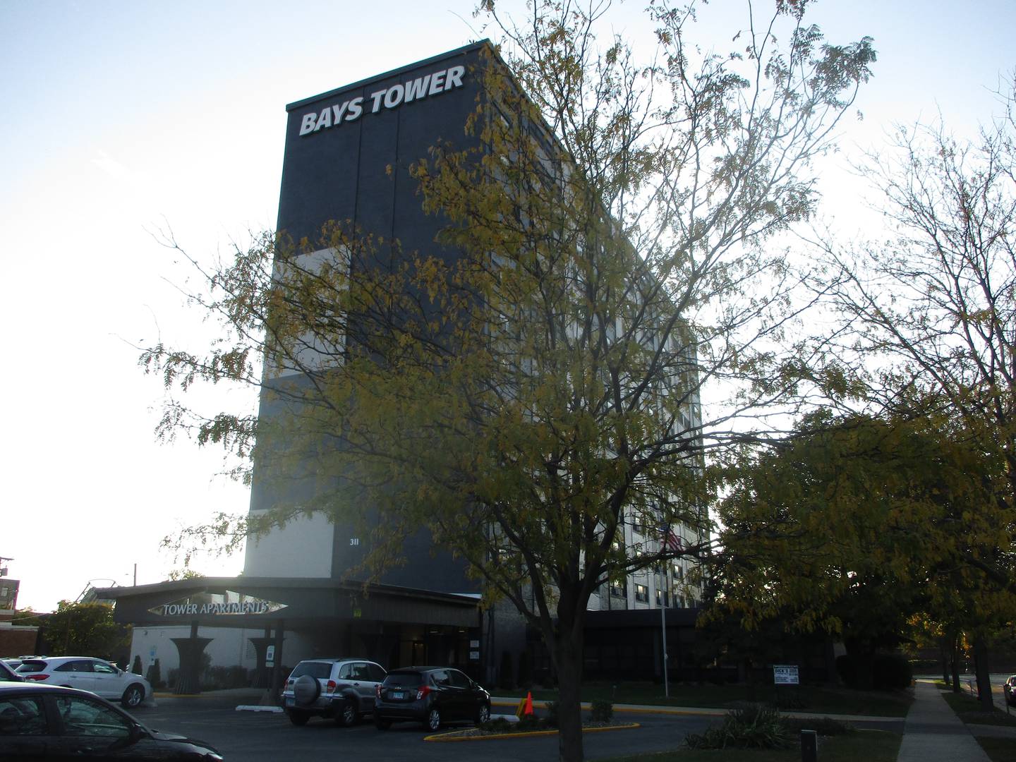 Bays Tower is located at 311 N. Ottawa St. in downtown Joliet. Oct. 16, 2025