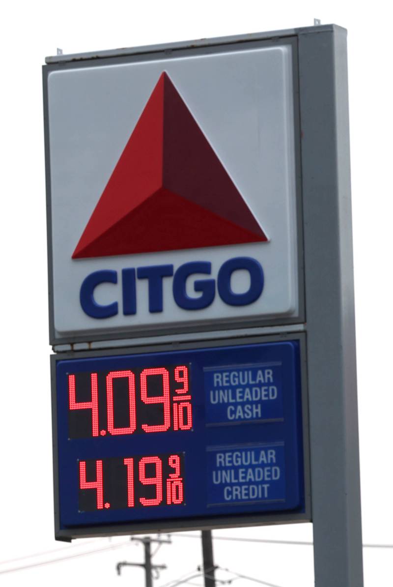 The Citgo on the corner of Walnut and State Streets Tuesday, March 31, 2026, in Sycamore.