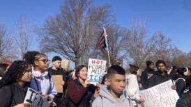 PHOTOS: Bolingbrook H.S. students march in protest of ICE