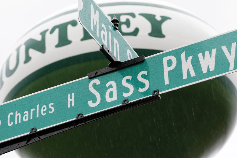 A section of Kreutzer Road west of Route 47, which was set to be renamed after former Huntley Mayor Charles H. Sass, is seen on Thursday, May 27, 2021, in Huntley. Kreutzer Road, which was named for the family that owned a large farm in the area, will remain named as such east of Route 47.