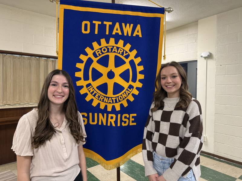 Madilyn Soulsby and Ava Offermann have been recognized as November Students of the Month by the Sunrise Rotary Club.