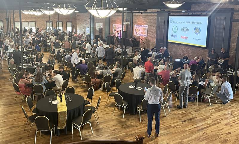Hundreds of people attended the 2025 Shaw Media Illinois Valley Sports Hall of Fame at the Auditorium Ballroom in La Salle.