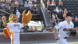 Photos: Illinois Valley Pistol Shrimp open home season in renovated Schweickert Stadium