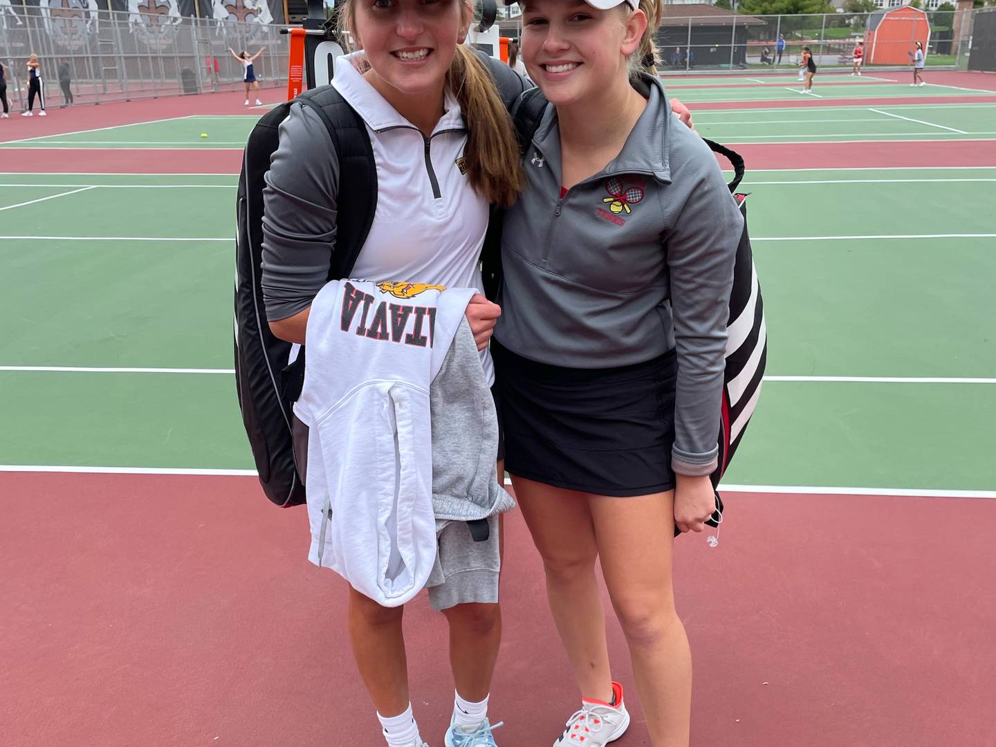 The Batavia doubles team of Bella Lins and Leah Puttin are the Kane County Chronicle girls tennis Players of the Year.