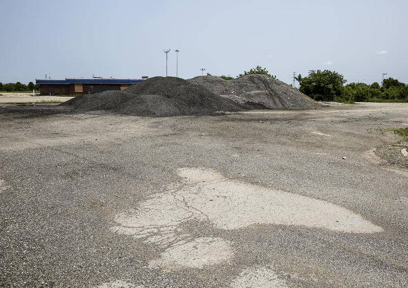 A pile of rocks can be seen Friday, May 31, 2019, at the site of the future Joliet Costco along Route 30 in Joliet, Ill.