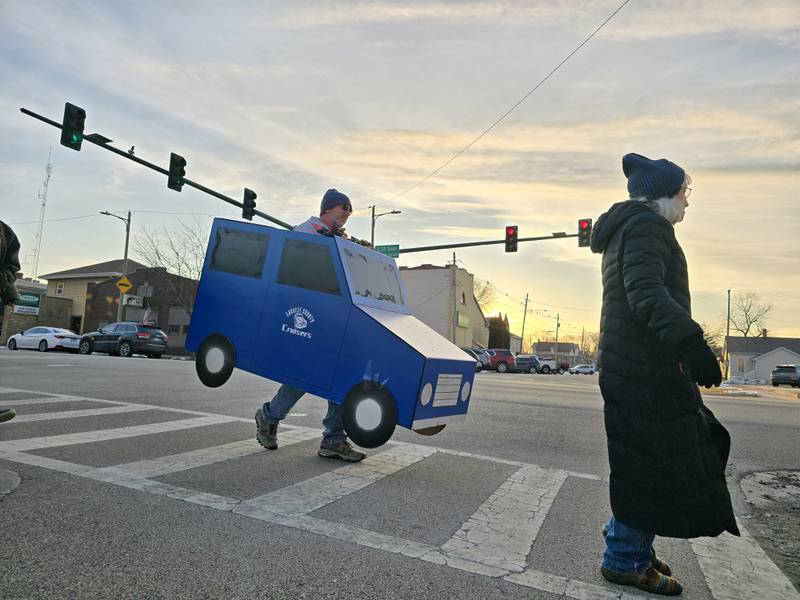More than 100 participated Saturday, Feb. 22, 2025, in the Coldest Night of the Year Walk fundraiser in downtown Ottawa to benefit the Illinois Valley to Deliver Shelter.