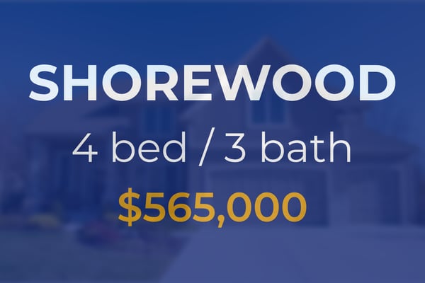 Single-family home sells in Shorewood for $565,000