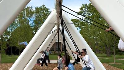 Cantigny debuts new interactive musical swings, outdoor art installation 