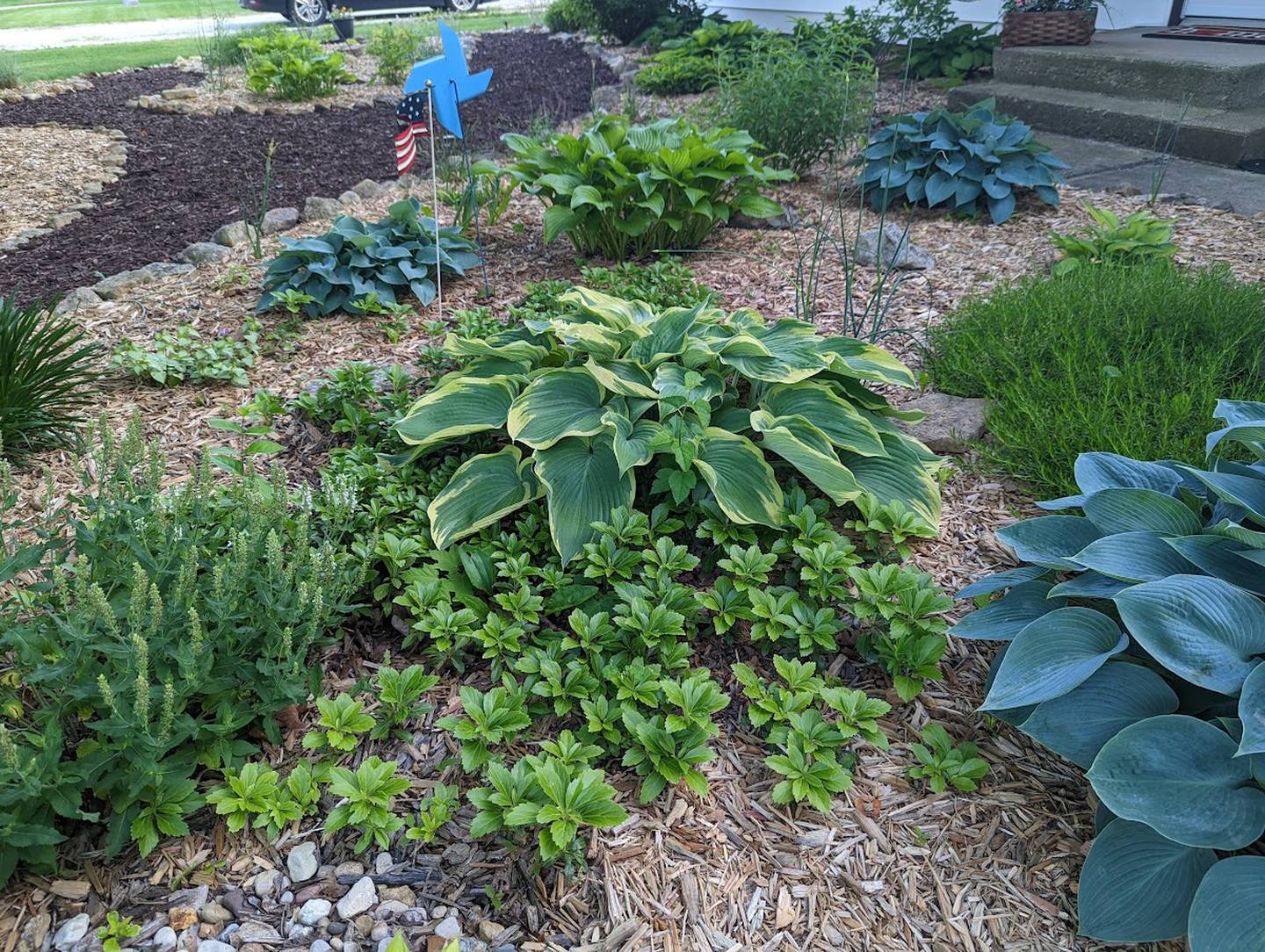 The annual Timmy’s Hugs and Hearts Garden Walk, which will be held Saturday June 25, 2022, benefits the pediatric program at Lightways Hospice and Serious Illness Care in Joliet. Pictured is the garden on Sunset Lane in Shorewood, which will be featured on the walk.