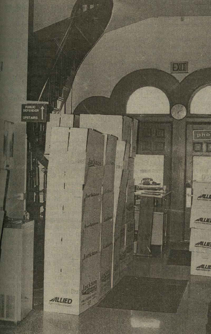 1998: At the old county courthouse near downtown Yorkville, records area packed and ready to move to Kendall County’s first new courthouse in over 100 years. The new building opened on John Street, near Route 34 and Cannonball Trail. (Shaw Media file photo)
