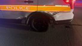 ISP squad car struck on I-55 near Dwight