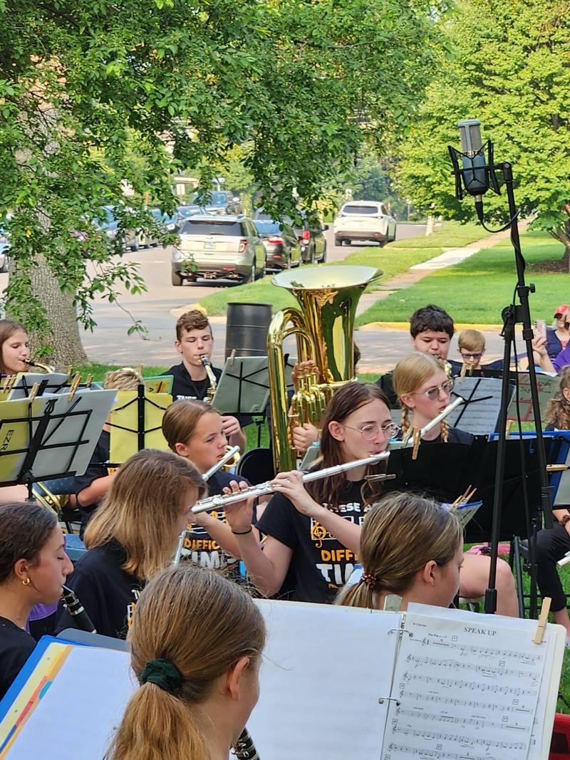 The Princeton Area Summer Band, under the direction of Megan and Steven Olson, will present a concert at 6 p.m. Sunday, July 14, in Soldiers and Sailors Park in Princeton.