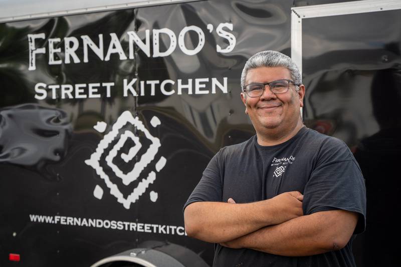 Chef Fernando Martinez of Fernando's Street Tacos in Batavia.