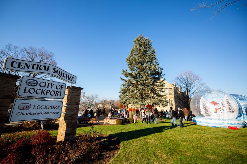 Christmas in the Square offers holiday fun in Lockport on Saturday, Nov. 25, 2023.