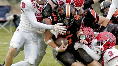 Unbeaten Milledgeville slips past South Beloit in 8-man football quarterfinal