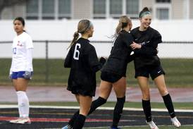 Emma Emricson scores twice, Huntley shuts out Larkin in season opener