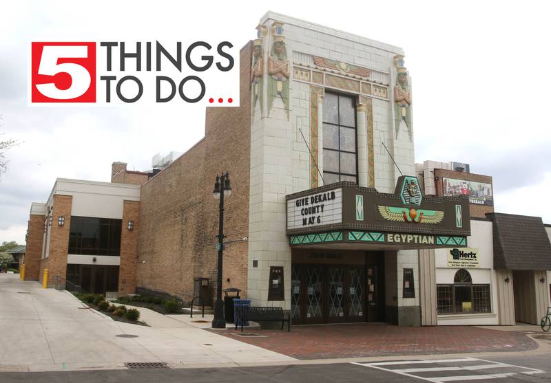 The exterior of the Egyptian Theatre, including the newly constructed addition on the left.