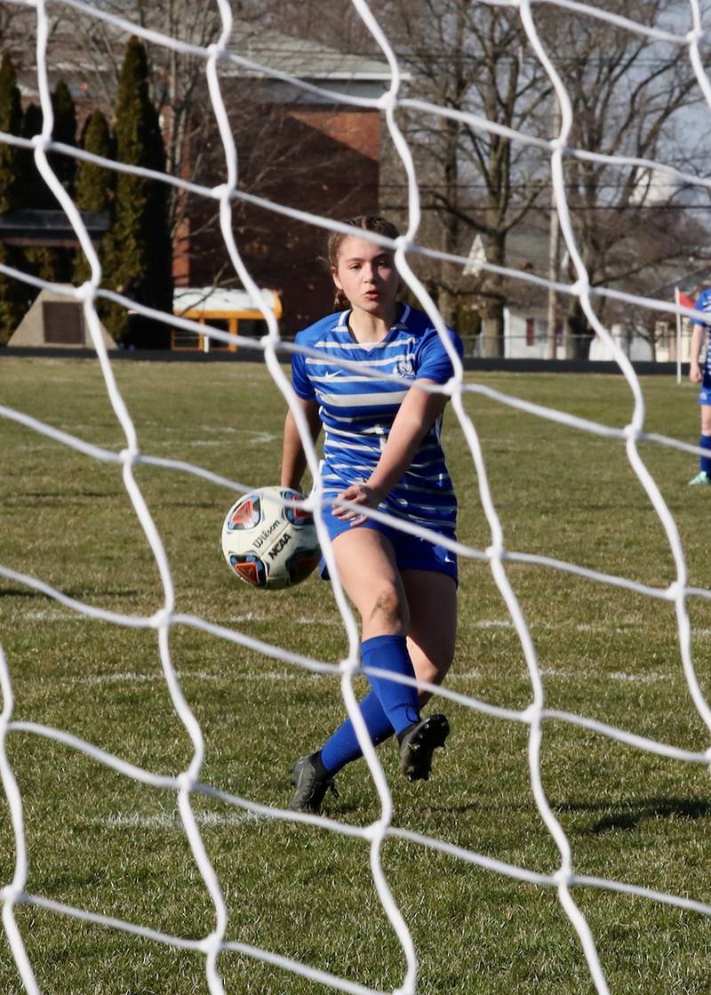 Olivia Mattingly takes a shot Tuesday.
