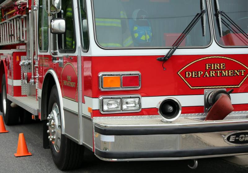 No one was injured in a garage fire in Montgomery early Saturday that also caused extensive damage to the adjoining house.