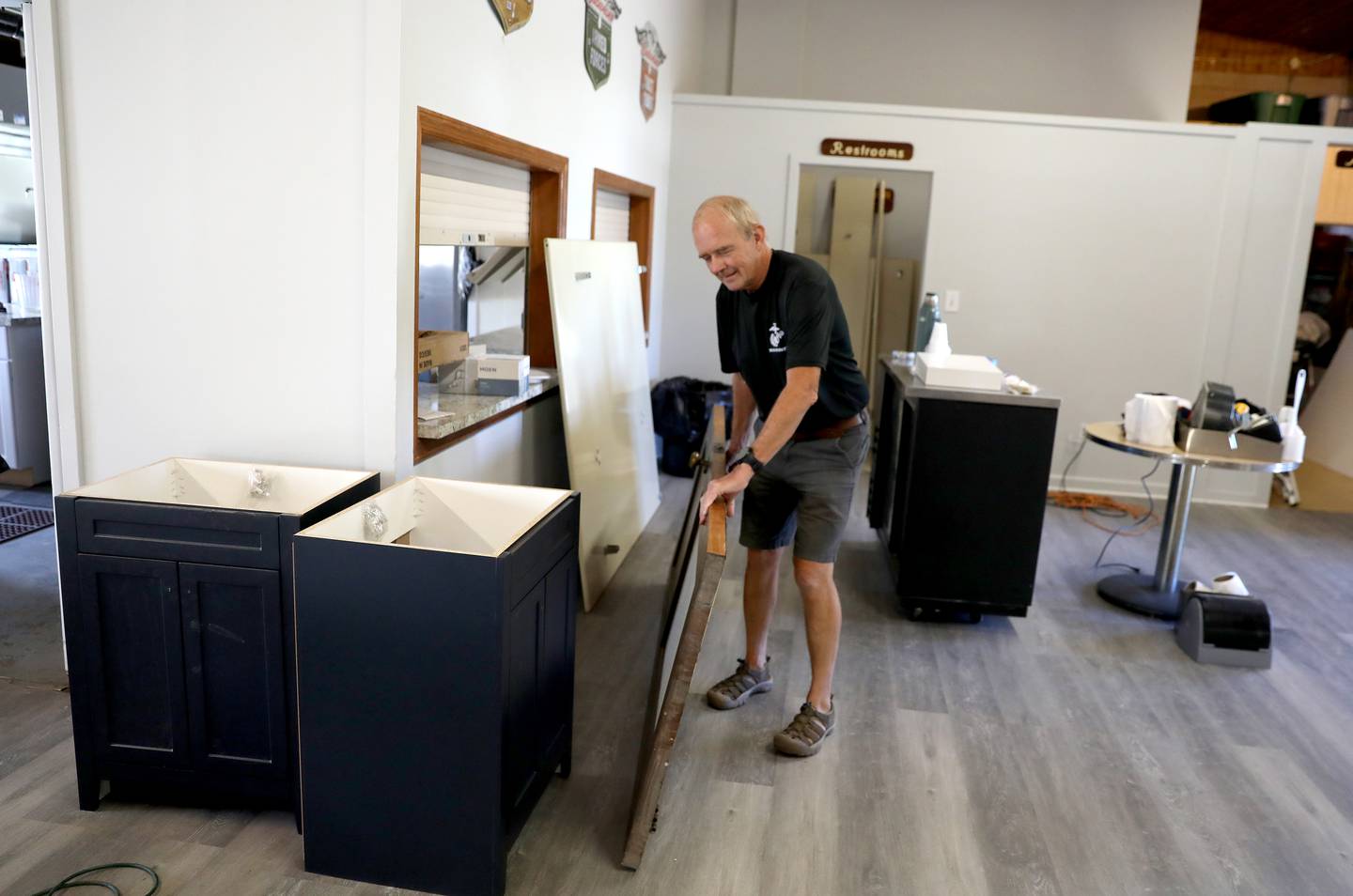 U.S. Marine Veteran Gary Fruland is the commander of Plano American Legion Leon Burson Post 395. Fruland and other post members are working with the help of Home Depot to renovate the building.