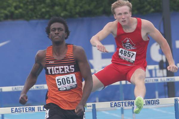 Wheaton Warrenville South’s Amari Williams soars from track champion to football training at NIU