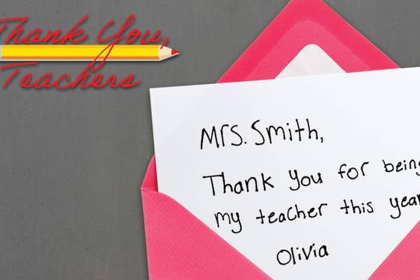 Thank You Teachers Letters 2023: Suburban LIfe