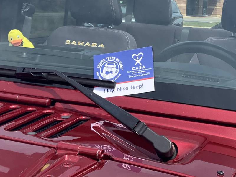 Jeeps, motorcycles, cars, trucks, even specialty auto clubs, will gather for a scenic ride through the countryside during CASA Kendall County's Jeep ride set for Sept. 30.