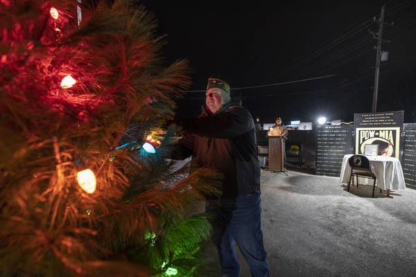 Dixon tree-lighting ceremony at Veterans Memorial Park honors POW/MIAs