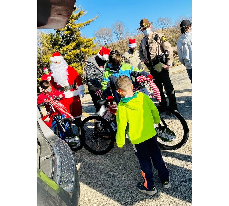 The Illinois State Police (ISP) recently participated in the Illinois State Police Heritage Foundation “Operation Santa” program. Pictured is the Dec. 22 at its Lockport location.