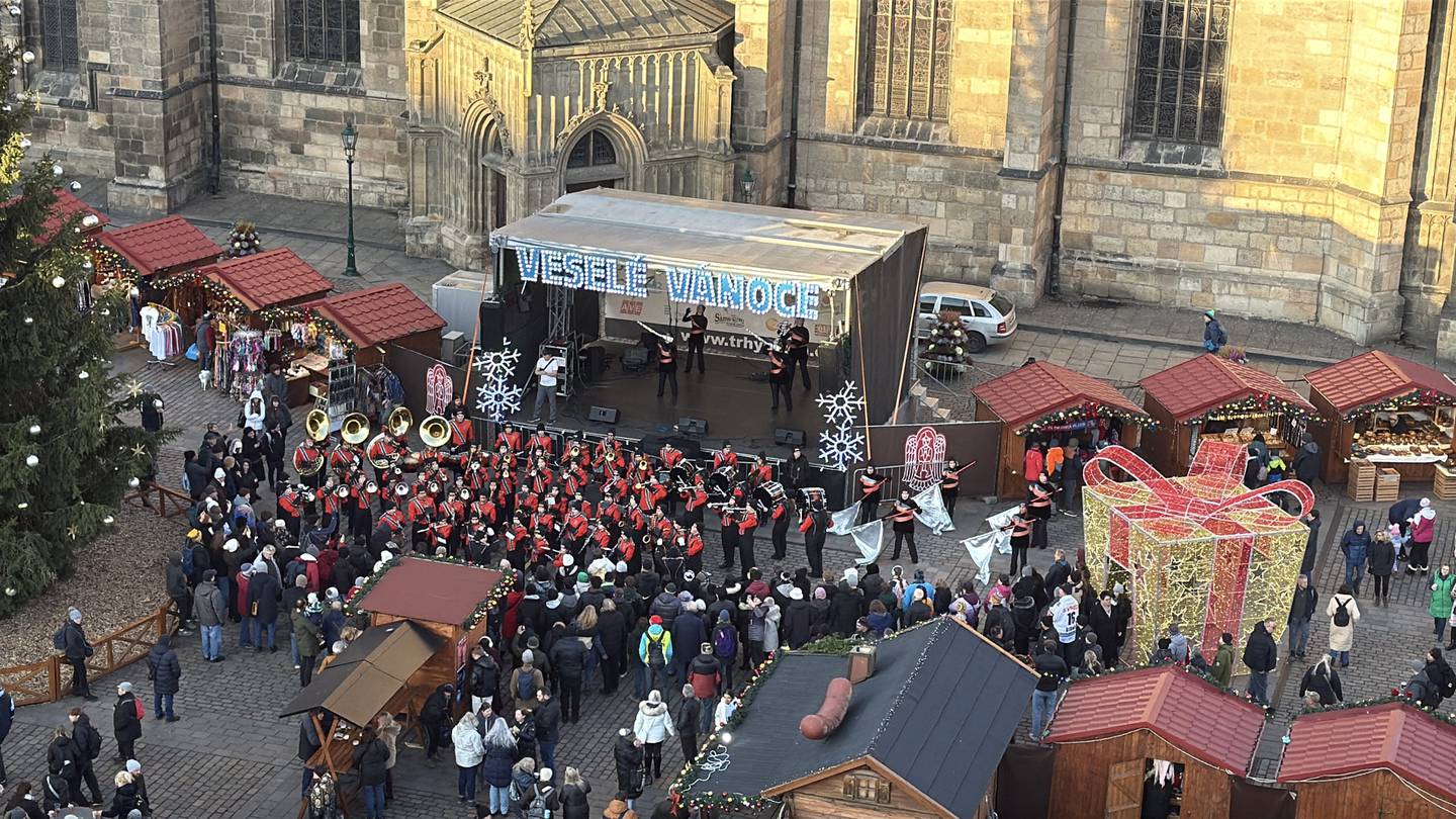 Students from DeKalb High School are seen during the music department's trip to the Czech Republic from Nov. 22-29.