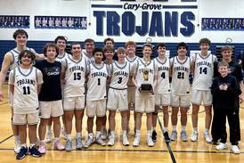 AJ Berndt scores 1,000th point as Cary-Grove tops Crystal Lake Central, clinches share of FVC boys hoops title