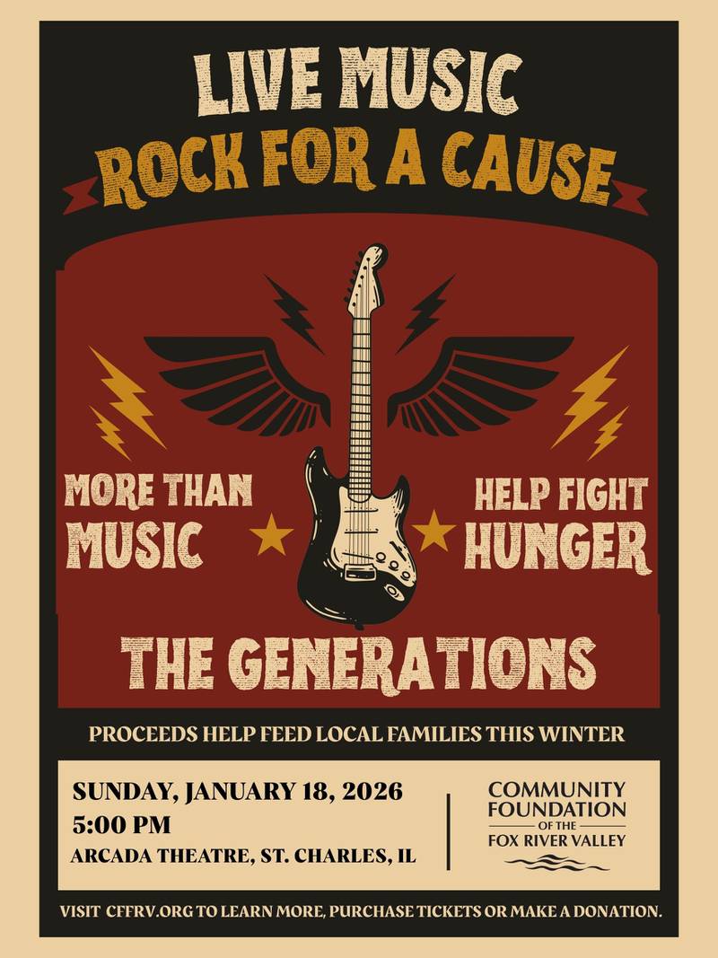 The Generations will perform at 5 p.m. Sunday, Jan. 18 at the Arcada Theatre in St. Charles.