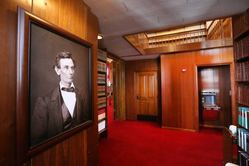 This area upstairs was recently renovated with ADA Compliance features inside the Appellate Courthouse on Monday, Jan. 26, 2026 downtown Ottawa. The Appellate Courthouse is going through a renovation to make it more wheelchair accessible.