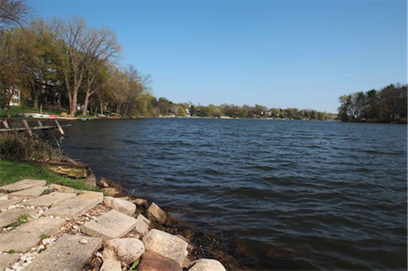 A file photo of Woods Creek Lake in Lake in the Hills.