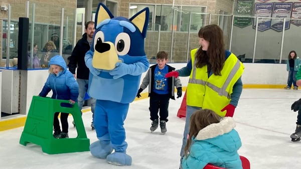 Photos: Bluey brings winter fun to KVPD ice skating event
