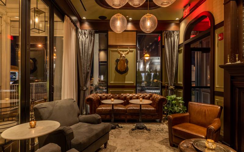 The interior of The Graceful Ordinary in downtown St. Charles.