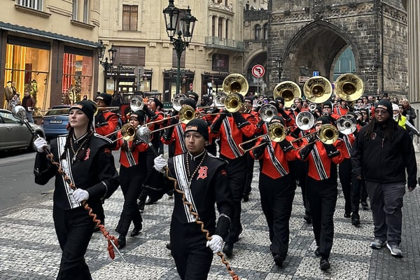In the Czech Republic, music needed no translation for these DeKalb High School students