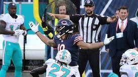 Bears vs. Dolphins notes: No-call highlights Chase Claypool’s Chicago debut